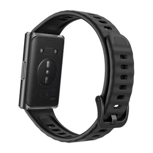 HUAWEI BAND 11 PRO okoskarkötő alumínium keret, szilikon szíj, FEKETE