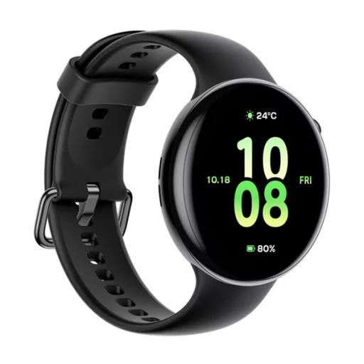 HONOR WATCH FIT okosóra szilikon szíj, GPS, FEKETE