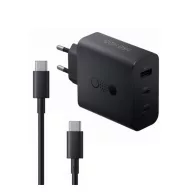   CMF BY NOTHING hálózati töltő USB+2 Type-C aljzat 100W, PD gyorstöltő + Type-C kábel, SÖTÉTSZÜRKE