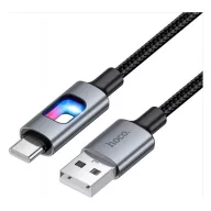 HOCO U144 adatkábel USB - Type-C, 120cm, FEKETE