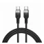 HOCO X109 adatkábel Type-C - Type-C, 100cm, FEKETE