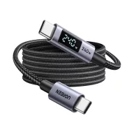 UGREEN L530 adatkábel Type-C - Type-C, 300cm, FEKETE