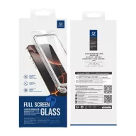   iPhone Air DUX DUCIS ROGA képernyővédő üveg 2.5D, 9H + segédkeret, FEKETE