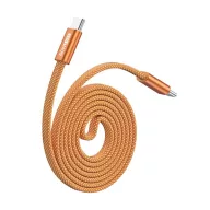   DUX DUCIS AUTO adatkábel Type-C - Type-C, 100cm, NARANCSSÁRGA