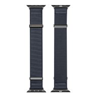   Apple Watch Series SE 3 40mm / 11 42mm / 10 42mm DUX DUCIS YM pótszíj egyedi méret, mágneses, FEKETE