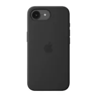 iPhone 17e APPLE szilikon telefonvédő MagSafe FEKETE