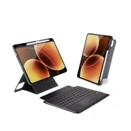   Xiaomi Pad 8 Pro / Pad 8 / Pad 7 Pro DUX DUCIS DK bluetooth billentyűzet + touch pad Type-C aljzat, QWERTY, FEKETE