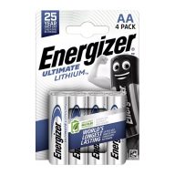   ENERGIZER ULTIMATE LITHIUM tartós elem AA, lítium, 4db/csomag