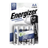   ENERGIZER ULTIMATE LITHIUM tartós elem AA, lítium, 4db/csomag