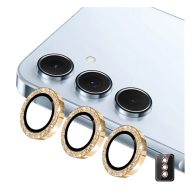   ENKAY kameravédő üveg (9H, csillámporos, csak lencse + segédkeret) ARANY