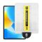 Képernyővédő üveg (0.3mm, 9H, NEM íves + segédkeret) ÁTLÁTSZÓ