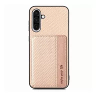   Samsung A36 5G GIGAPACK Szilikon telefonvédő ütésállóság, karbon minta, BÉZS