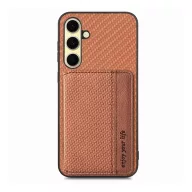   Samsung A56 5G GIGAPACK Szilikon telefonvédő ütésállóság, karbon minta, SÖTÉTBARNA