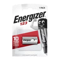 ENERGIZER fotóelem CR123A, lítium, 1db/csomag