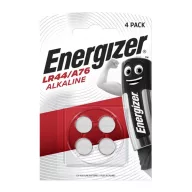 ENERGIZER gombelem LR44/A76, alkáli, 4db/csomag