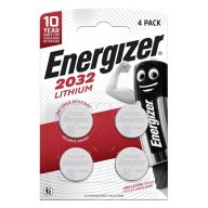 ENERGIZER gombelem CR2032, lítium, 4db/csomag