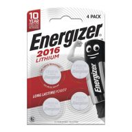 ENERGIZER gombelem CR2016, lítium, 4db/csomag