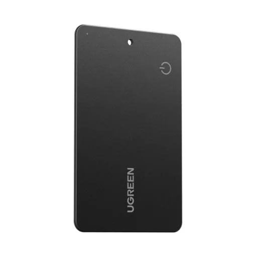 UGREEN CM910 bluetooth nyomkövető (kártya, kulcstartóra, valós idejű nyomkövetés, Android/iOS kompatibilis) FEKETE