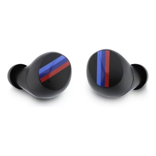 BMW METAL LOGO bluetooth fülhallgató SZTEREO v5.3, IPX5 vízálló + töltőtok, PIROS