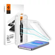   Samsung A57 5G SPIGEN GLASS TR EZ FIT PRO képernyővédő üveg 2db 2.5D, 9H + segédkeret, ÁTLÁTSZÓ