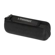   TRONSMART hangszóró hordtok (műanyag, mikrofiber plüss belső, T8, T7, T7 Lite, C3, C3 Plus kompatibilis) FEKETE