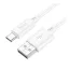 HOCO X88 adatkábel (USB - Type-C, 3A, gyorstöltő, 200cm) FEHÉR
