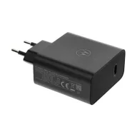   MOTOROLA hálózati töltő Type-C aljzat (125W, PD gyorstöltő) FEKETE