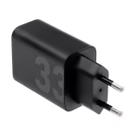   MOTOROLA MC339 hálózati töltő USB aljzat (33W, PD gyorstöltő 4.0) FEKETE