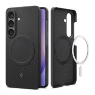   SPIGEN AIR SKIN ARAMID MAGSAFE műanyag telefonvédő (ultravékony, mágneses, karbon minta) FEKETE