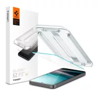   SPIGEN GLASS TR EZ FIT PRO HD képernyővédő üveg (2.5D, tokbarát, ultravékony, 0.2mm, 9H + segédkeret) ÁTLÁTSZÓ