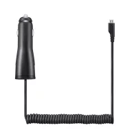 SAMSUNG autós töltő 5W + fix microUSB kábel FEKETE