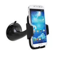 GIGAPACK Autós tartó szélvédőre, 360°, FEKETE