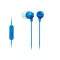 SONY fülhallgató SZTEREO 3.5mm jack, felvevő gomb, KÉK