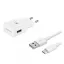 SAMSUNG hálózati töltő USB aljzat 15W, gyorstöltő + EP-DR140AWE Type-C kábel 80cm, FEHÉR
