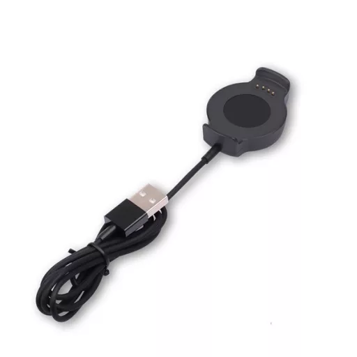 Huawei Watch 2 GIGAPACK töltőkábel USB mágneses, 100cm, FEKETE