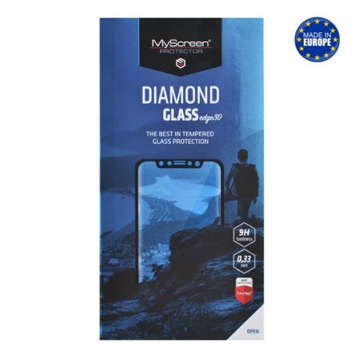 iPhone 11 Pro MYSCREEN DIAMOND GLASS EDGE képernyővédő üveg 3D, 9H, FEKETE