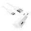 SAMSUNG hálózati töltő USB aljzat 8W + Type-C kábel FEHÉR