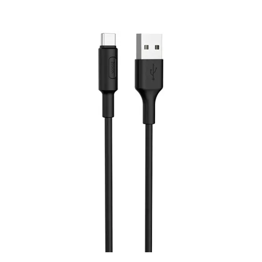 HOCO X25 adatkábel USB - Type-C, 100cm, FEKETE