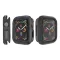 Apple Watch Series SE 44mm / 6 44mm / 4 44mm GIGAPACK Szilikon keret BUMPER, ütésálló, FEKETE