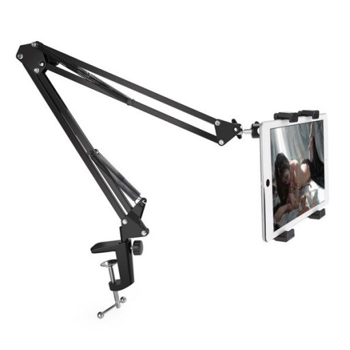 GIGAPACK asztali tartó asztallapra rögzíthető, 4.4-7.7", FEKETE