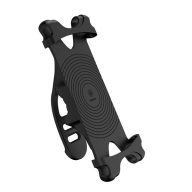   BASEUS kerékpáros telefontartó gumis, kormányra rögzíthető, FEKETE