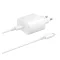 SAMSUNG hálózati töltő Type-C aljzat 45W, PD gyorstöltő 2.0 + 100cm Type-C kábel, FEHÉR