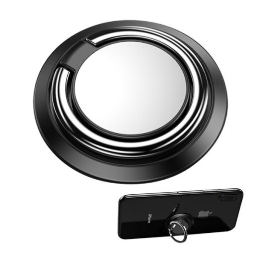 GIGAPACK tartógyűrű fém, 360°, FEKETE