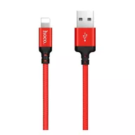   iPhone 14 Plus / 14 Pro Max / 14 Pro HOCO X14 adatkábel USB - lightning, 100cm, PIROS