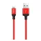 iPhone 14 Plus / 14 Pro Max / 14 Pro HOCO X14 adatkábel USB - lightning, 100cm, PIROS