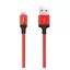 iPhone 14 Plus / 14 Pro Max / 14 Pro HOCO X14 adatkábel USB - lightning, 100cm, PIROS