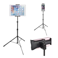 GIGAPACK Tripod állvány univerzális, 4-12", FEKETE