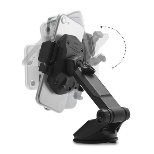 SPIGEN Kuel Signature TS35 autós tartó tapadókorongos, mágneses, FEKETE