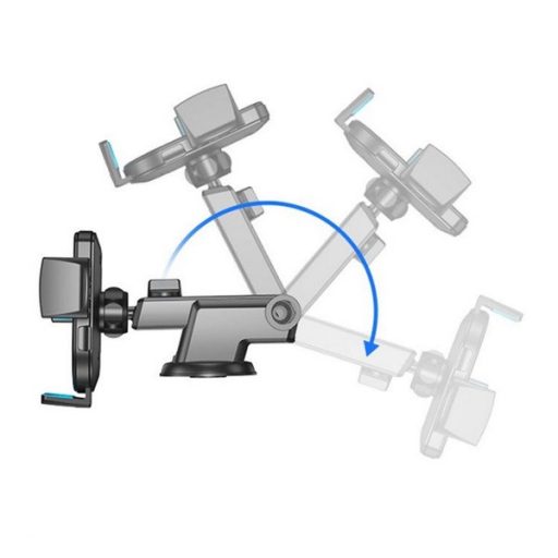 JOYROOM autós tartó műszerfalra, 4-6.7" méret, FEKETE