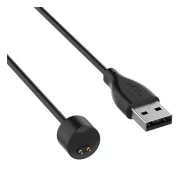   Xiaomi Mi Band 7 / Mi Band 6 NFC / Mi Band 6 GIGAPACK Töltőkábel USB mágneses, 50cm, FEKETE